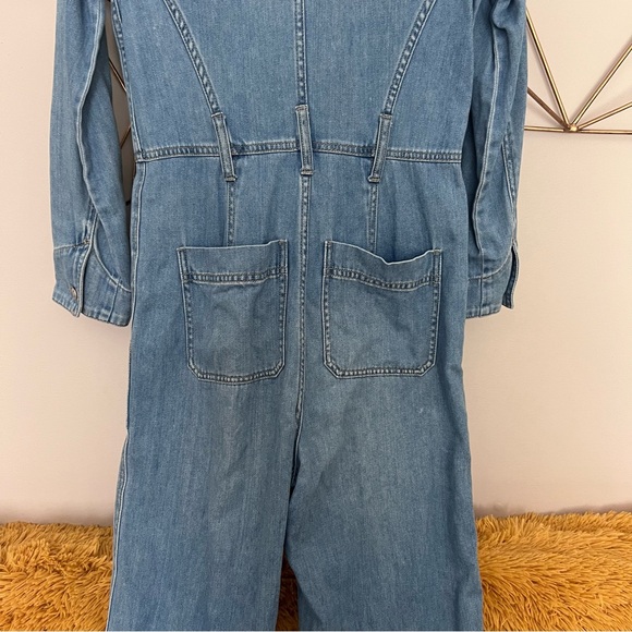 Madewell Denim Long-sleeved Jumper, Size XXS - Picture 7 of 8